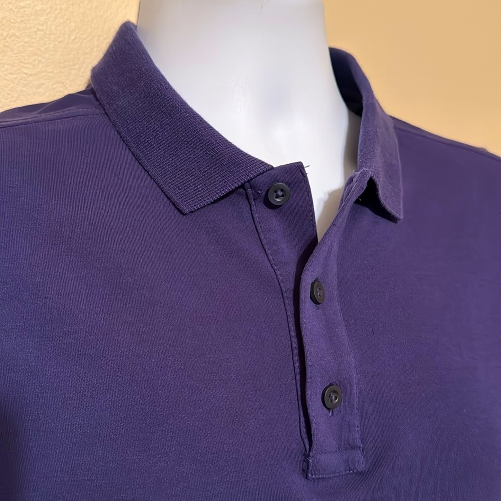 NORDSTROM Pima Cotton Polo. Size Medium - Picture 3 of 10